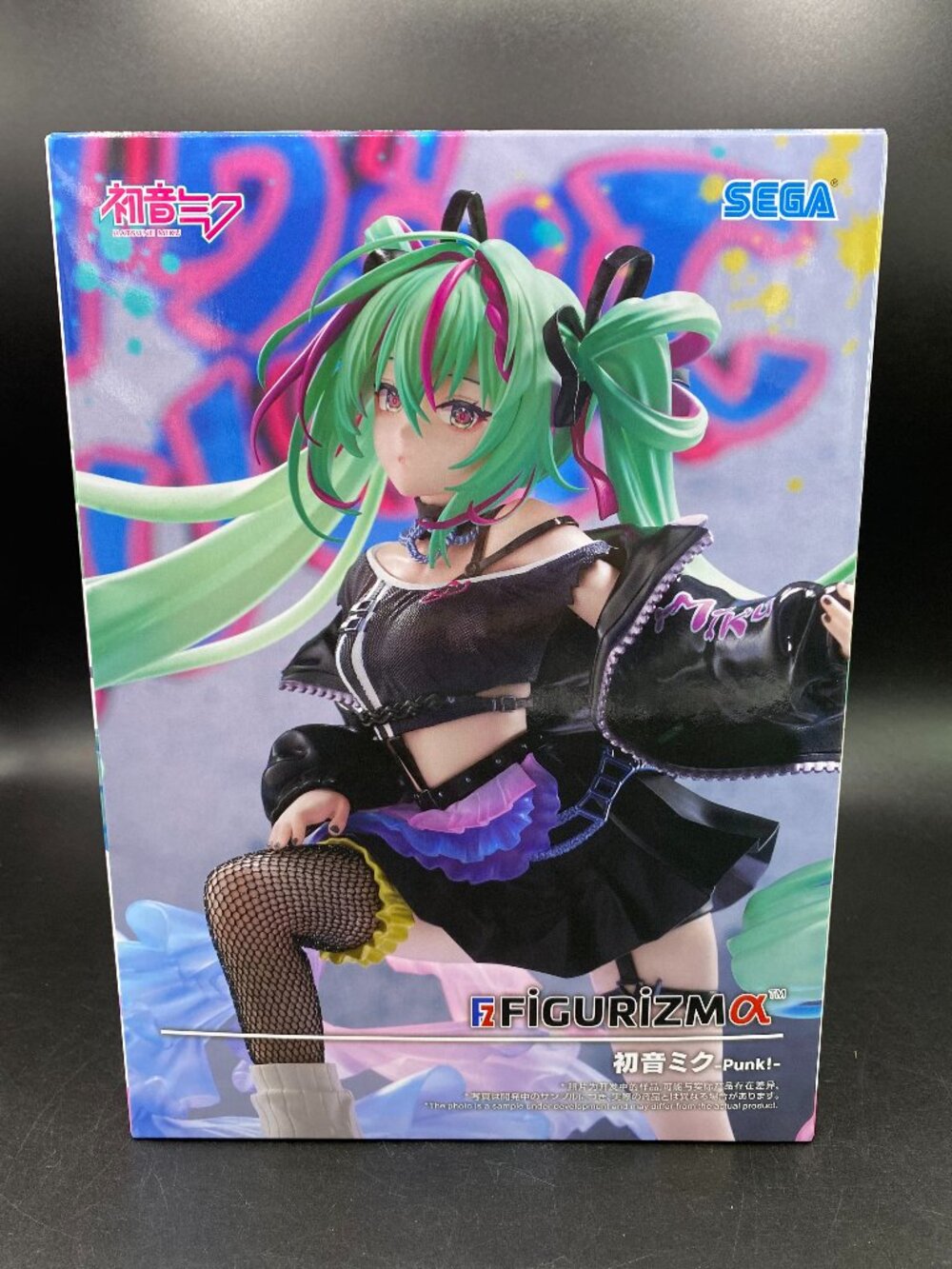 Hatsune Miku Figure Punk Ver. 9.1-in SEGA FIGURIZMα New Sealed
